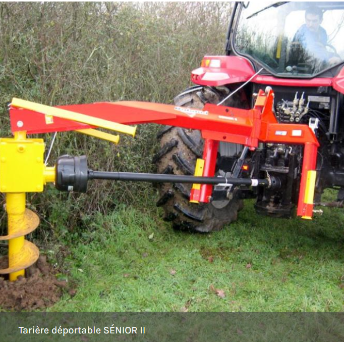 Tarière déportable Sénior II Rabaud distribuée par Agrijoub